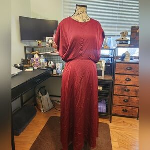 Elegant Red Women's Dress
